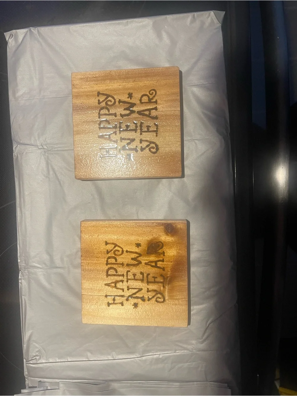Happy New Year Drink Coasters